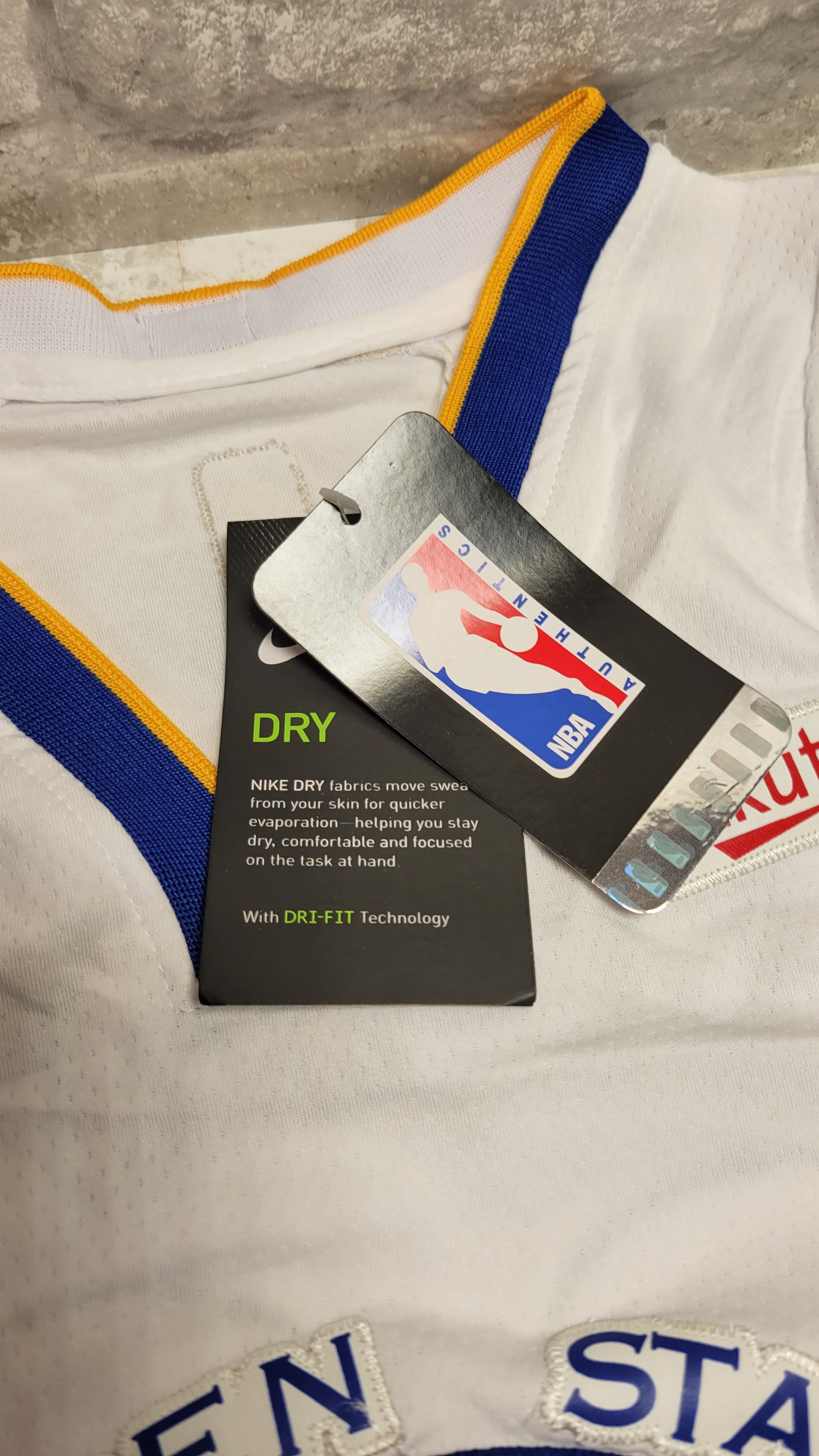 STEPH CURRY Nike NBA JERSEY Golden State WARRIORS Rakuten, Youth XL (8066507899118)